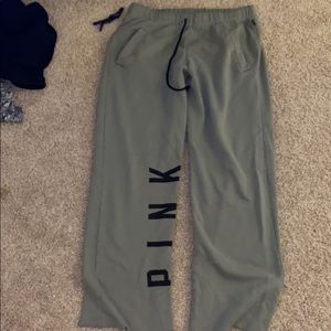 Pink sweat pants